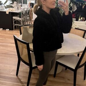 Blank NYC Black Teddy Jacket